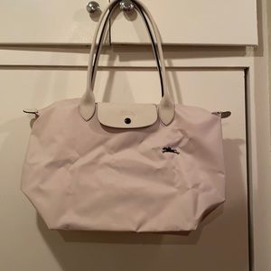 Cream Longchap Tote